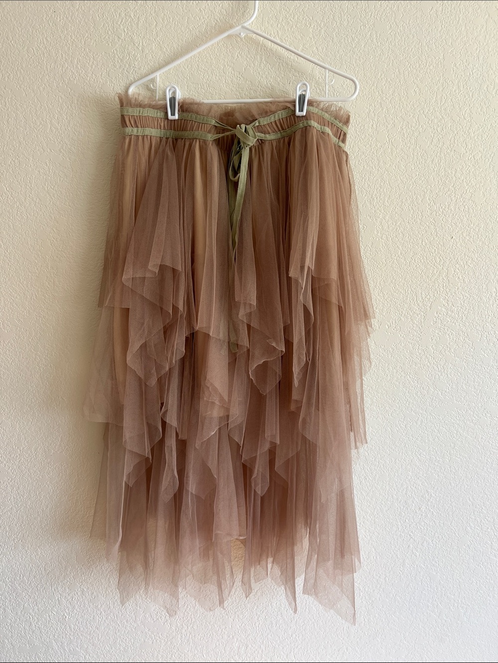 Nearkin Layered Tulle Midi Skirt